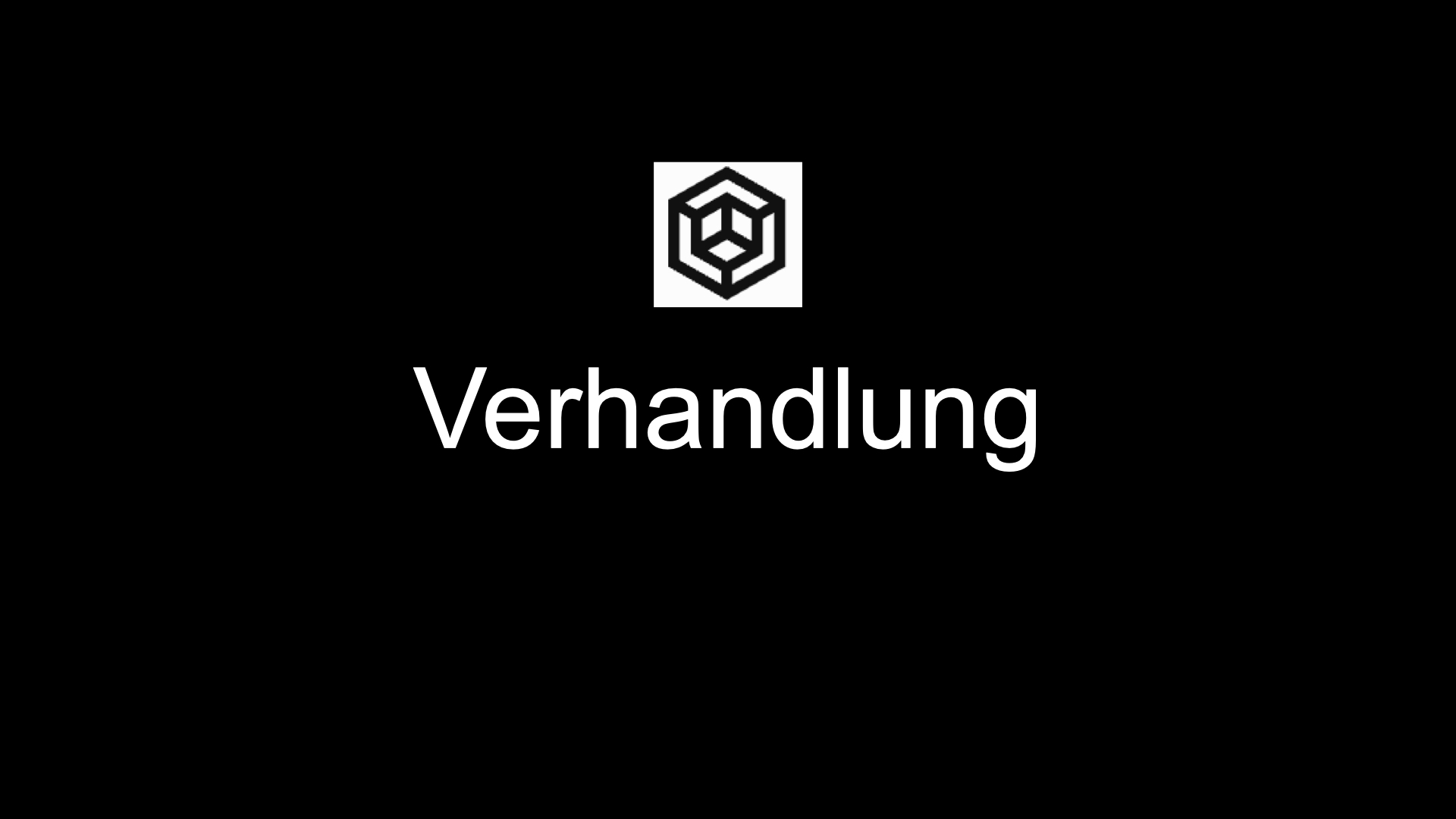 Verhandlung